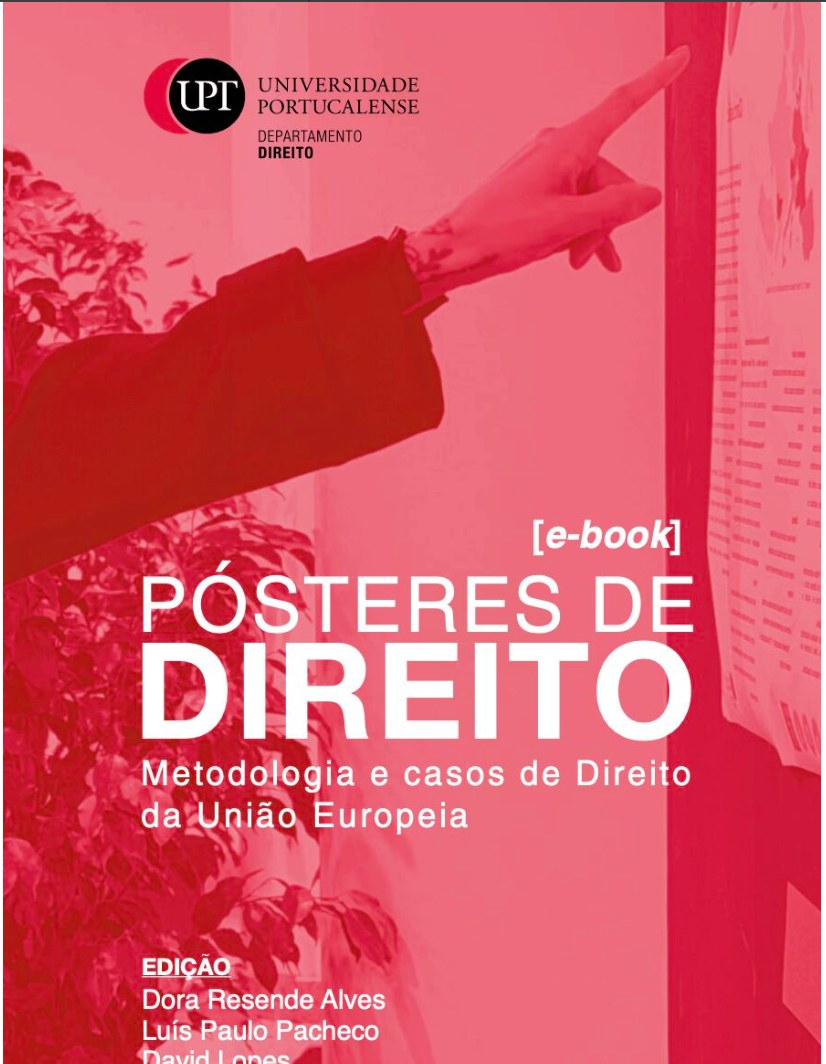 Capa do e-book Pósteres de Direito: Metodologia e casos de Direito da União Europeia